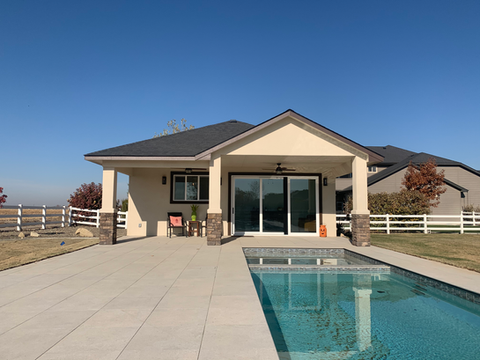 Pool house in Nampa, Idaho