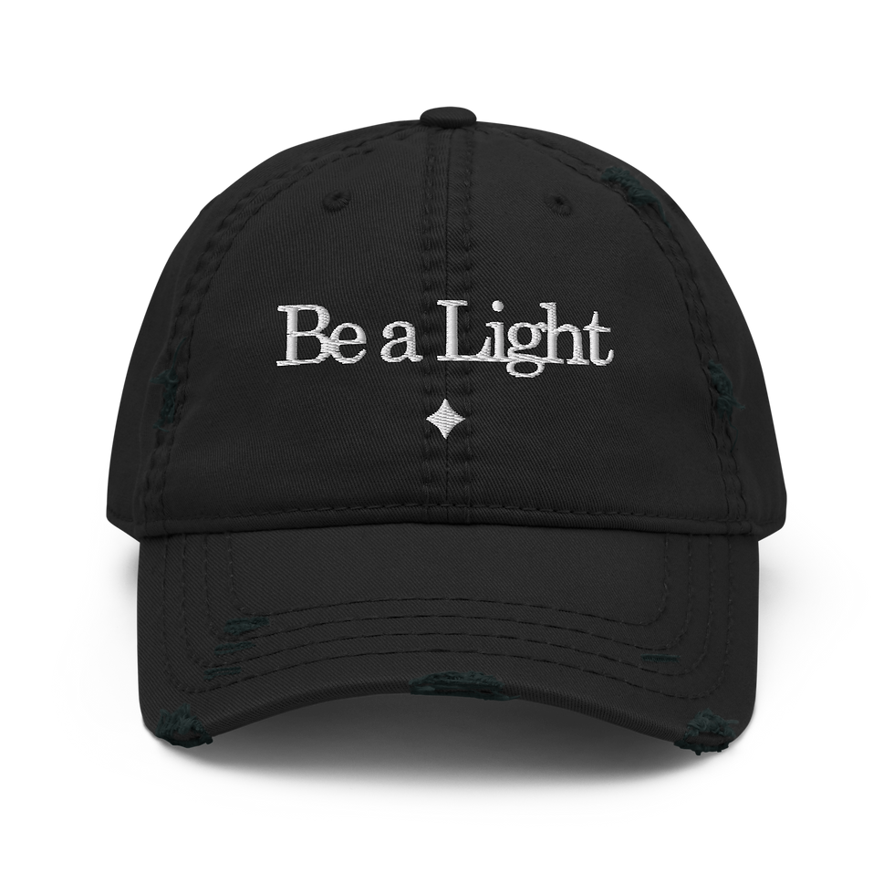 Thumbnail: Be a Light Distressed Dad Cap