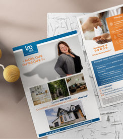 IAD Wild Communication Maquette De Flyer agent immobilier