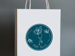 Milli Déco's Wild Communication Logo concept store Maquette De Sac En Papier