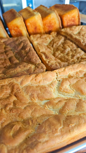 Gluten-Free Sourdough Bread Loaves
Our house-made gluten-free sourdough, baked fresh daily and used in every toast and sandwich at Zi Spice. Now available as whole loaves to take home. The bread our customers keep asking about.