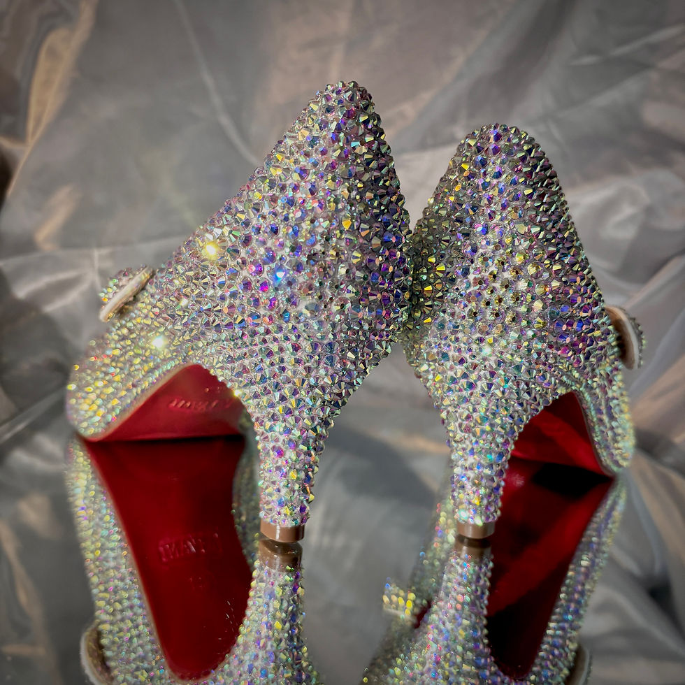 Thumbnail: Burlesque- Silver Retro Shoes