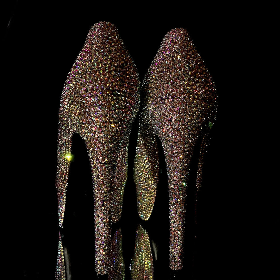 Thumbnail: "Burlesque" crystallised super high heels