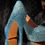 Thumbnail: "Ice Queen" crystallised blue high heels