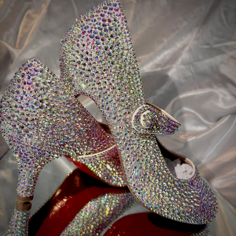Thumbnail: Burlesque- Silver Retro Shoes