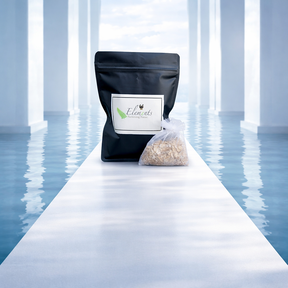 Thumbnail: Natural Eczema Relief Bath Sachets by ELEMENTS – Calming & Pampering Skin Care