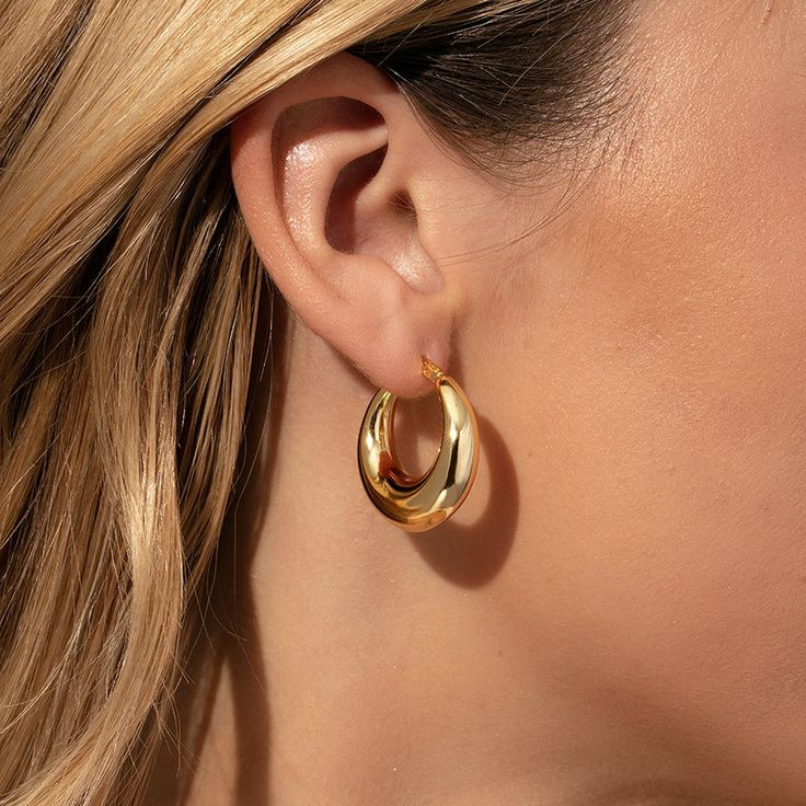 Essential Gold Hoops