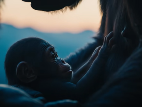 Still shot image of a scene from the AI generated movie Ancestra