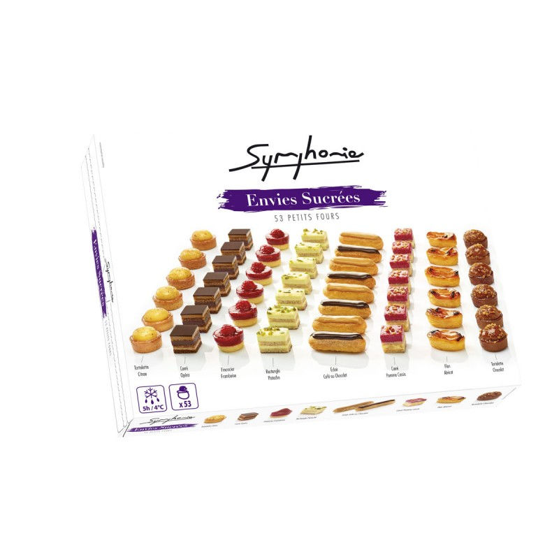 Petits fours sucrés Envies Sucrées x 53 - 735 g Symphonie Pasquier