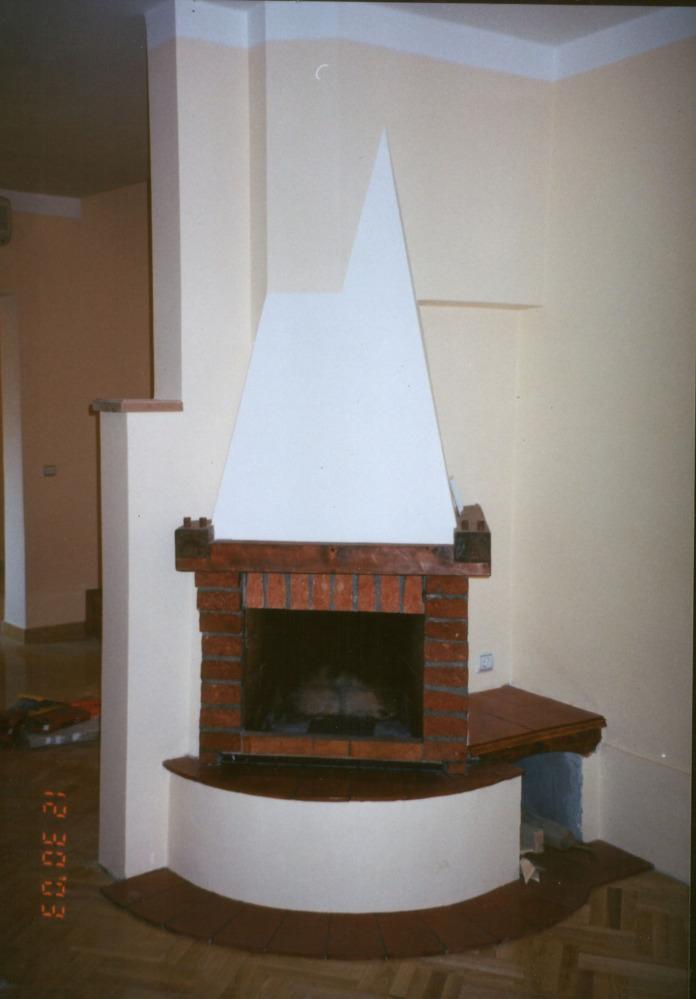 Kamin sa zidanim lozistem B6