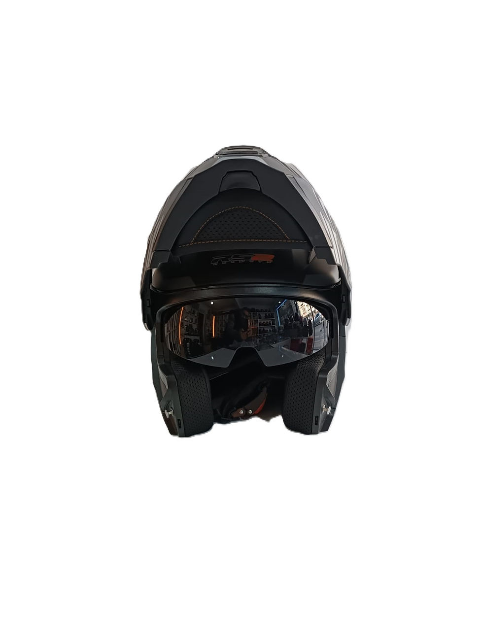 Küçük resim: KASK ÇENE AÇILIR VİZÖRLÜ GRİ-SİYAH RS2 ECE 2206 BELGELİ M BEDEN
