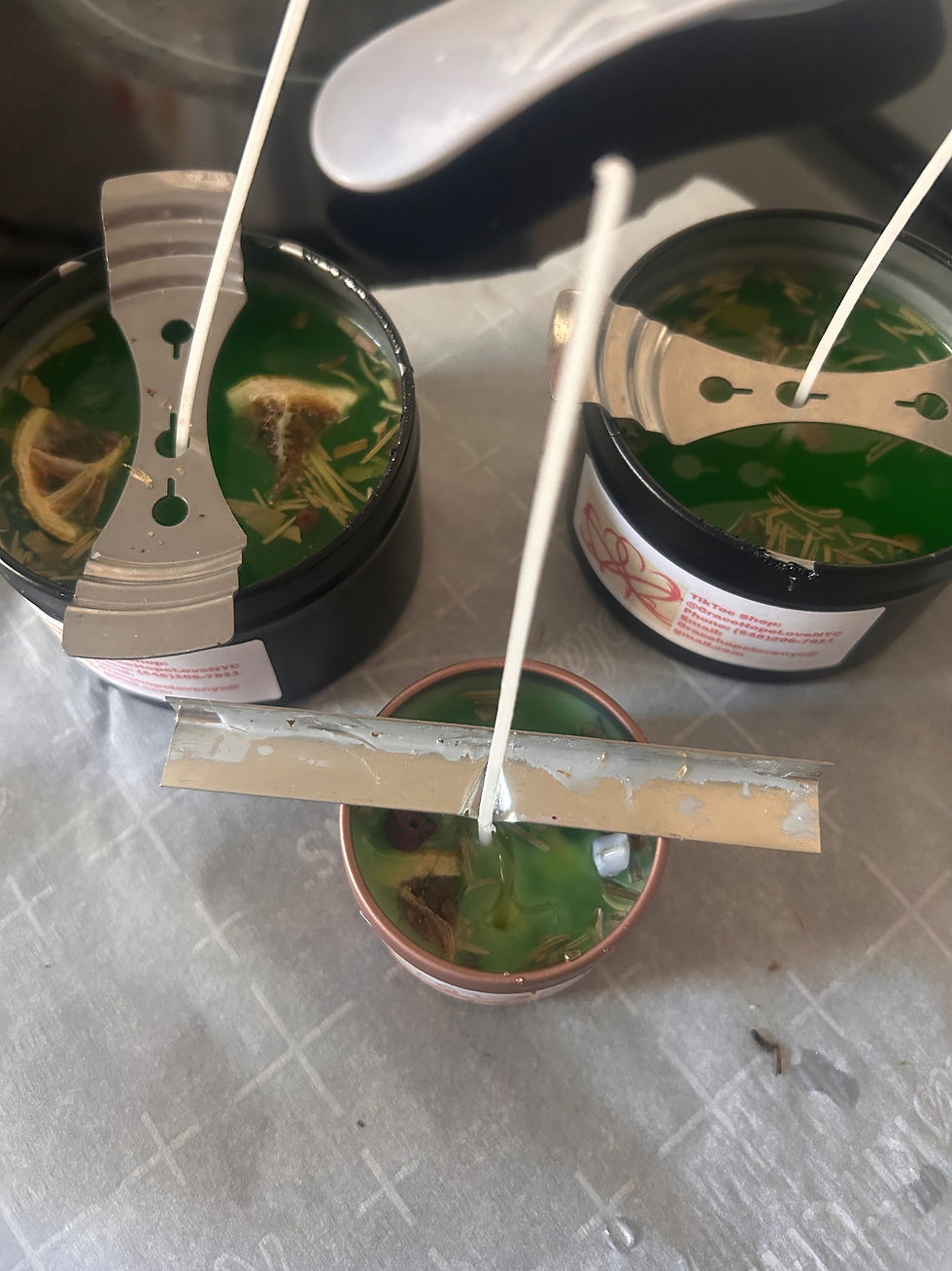 Miniatura: Financial blessing, intention candle