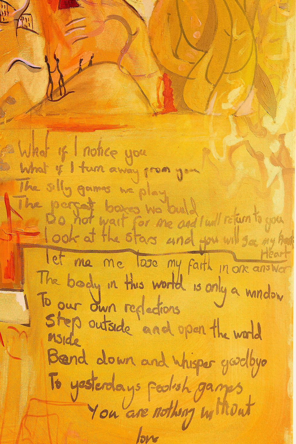 Thumbnail: Reflections Original Art Piece Canvas by British Artist Robert Paul