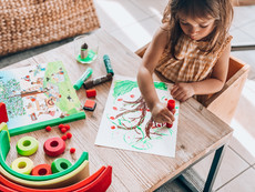 Un cerisier d'été - activité pour enfant