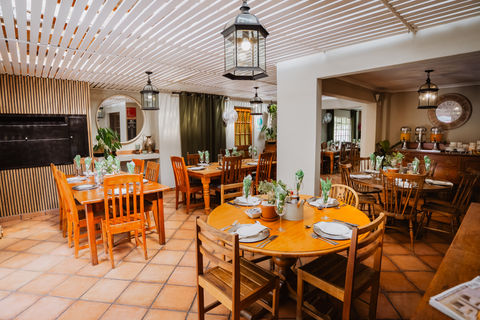 Restaurant dining area at Greenfields Vintage Restaurant in Alberton