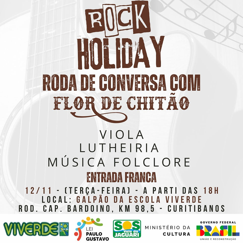 Roda de Conversa com Flor Chitão