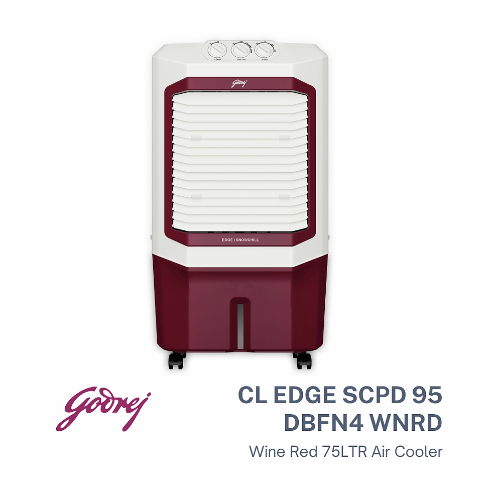 Thumbnail: Godrej Edge Snowchill 75 Ltr Mechanical Air Cooler CL EDGE SCPD 95 DBFN4 WNRD
