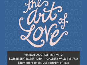 Community Entry Services Annual Art of Love Fundraiser is LIVE and all online!