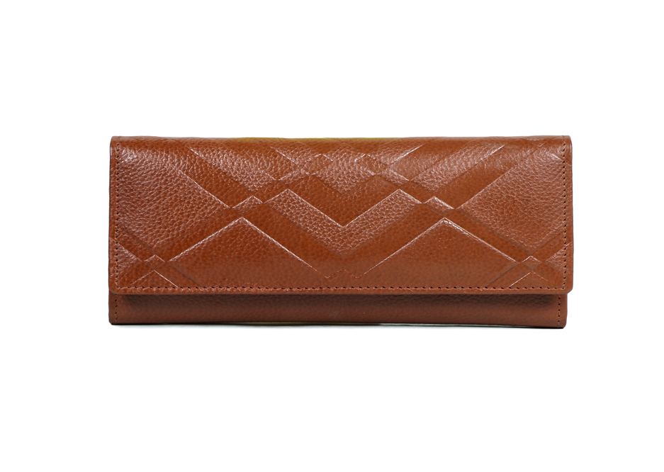 Thumbnail: Women's Long Wallet Tassel Genuine Leather Clutches in Multi- Slots