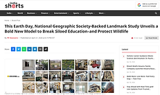 This Earth Day, National Geographic Society-Backed Landmark Study Unveils a Bold New Model to Break Siloed Education–and Protect Wildlife