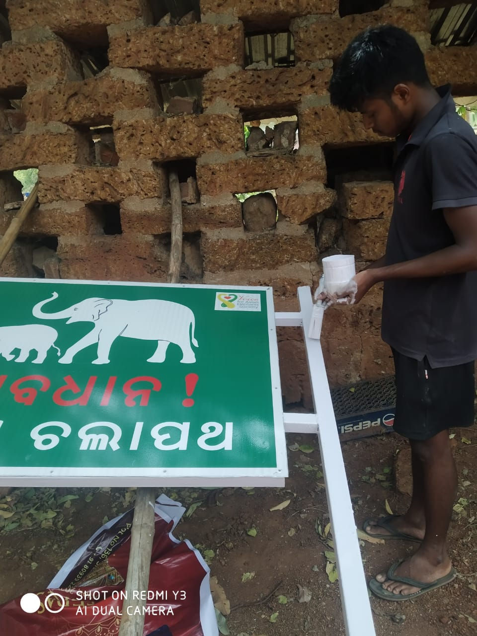 Road Signage- Saving Odisha Elephants from Traffic Deaths 11