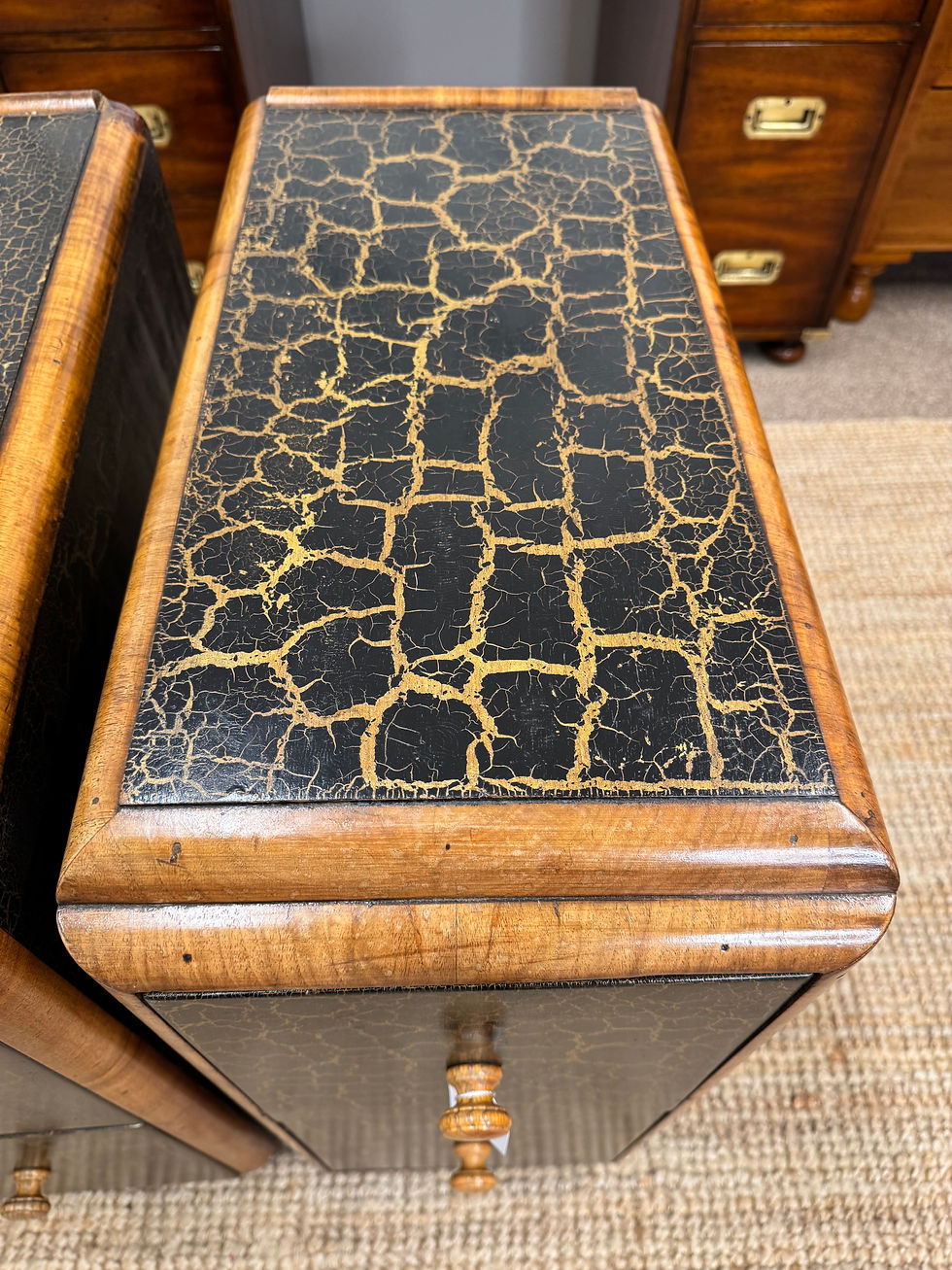 Thumbnail: Pair of Art Deco Bedside Drawers 