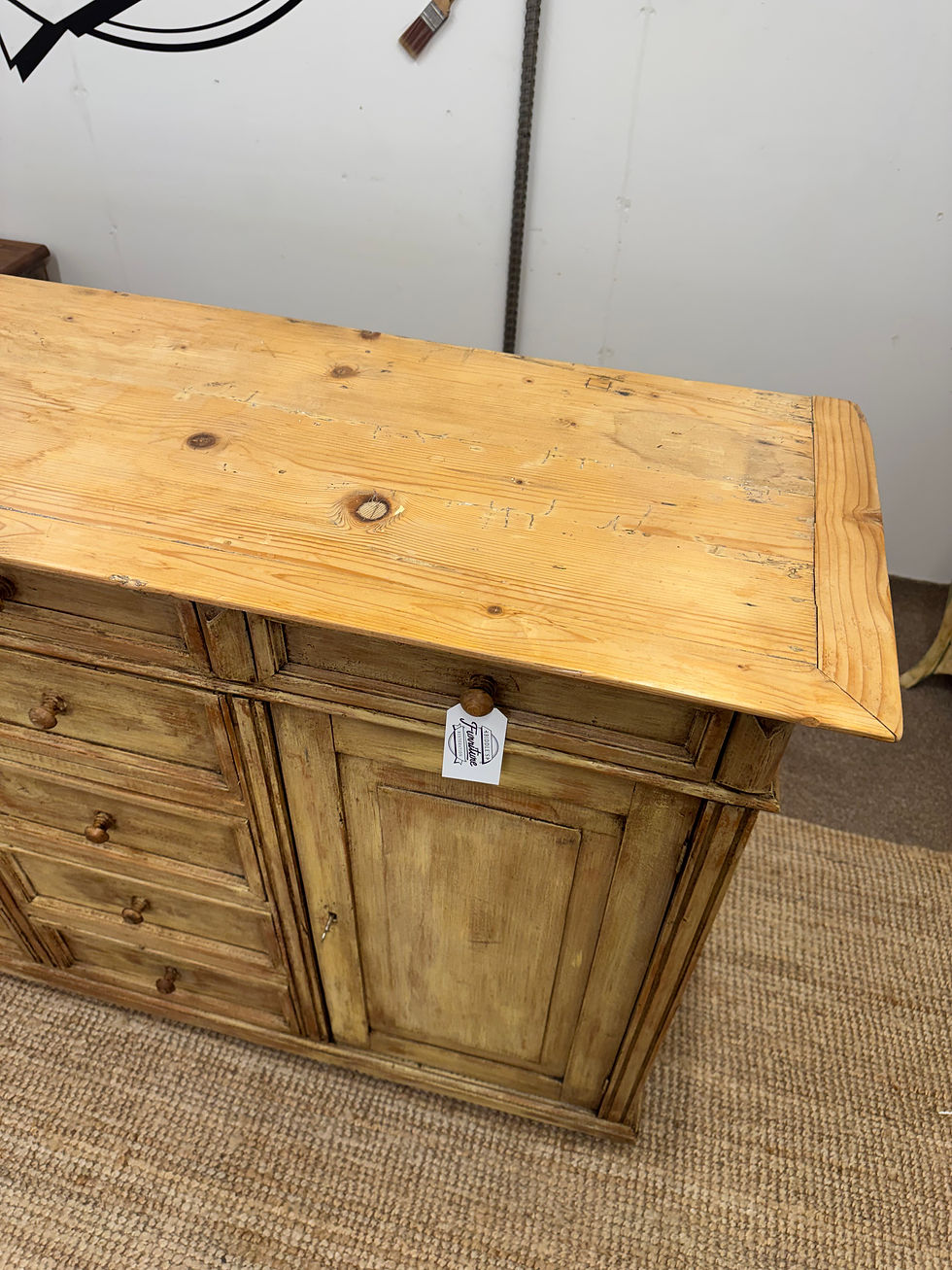 Thumbnail: Painted Pine Housekeepers Cupboard