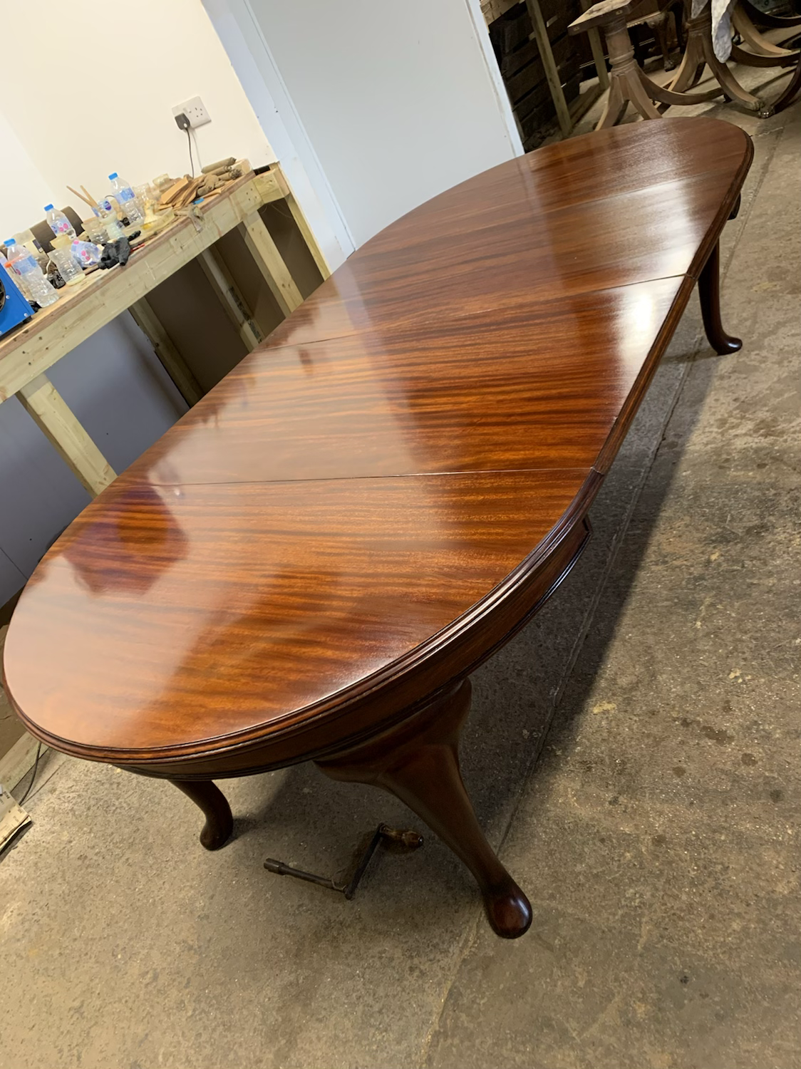 Edwardian Mahogany Extending Dining Table 