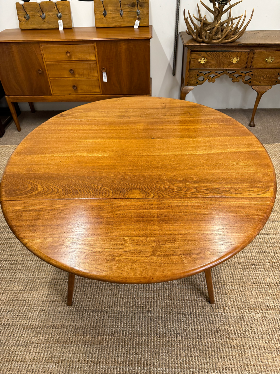 Thumbnail: Vintage Ercol Drop Leaf Dining Table 