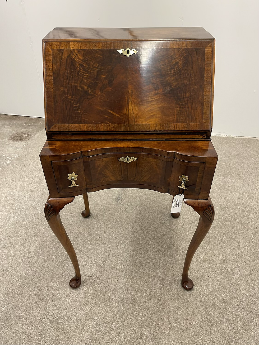 Thumbnail: Petite Victorian Walnut Bureau 