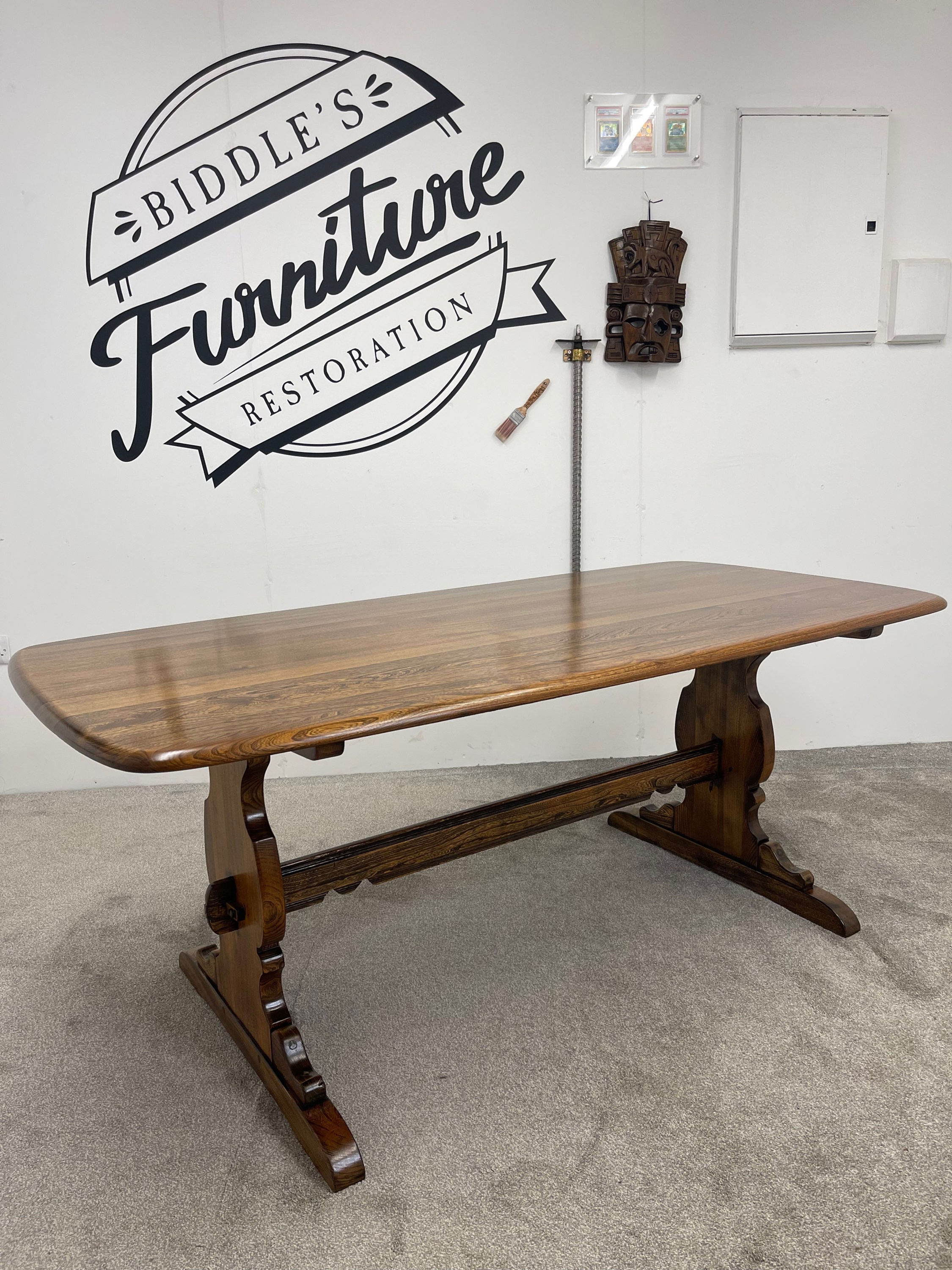 Vintage Oak Refectory Table