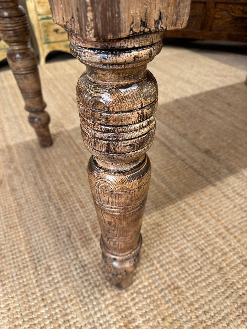 Thumbnail: Edwardian Pine Farmhouse Table 
