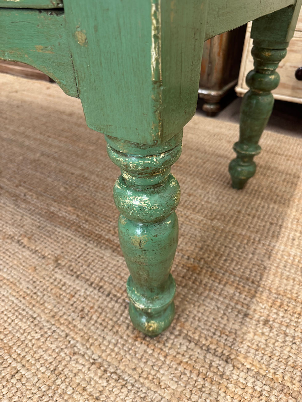 Thumbnail: Victorian Painted Pine Prep Table 