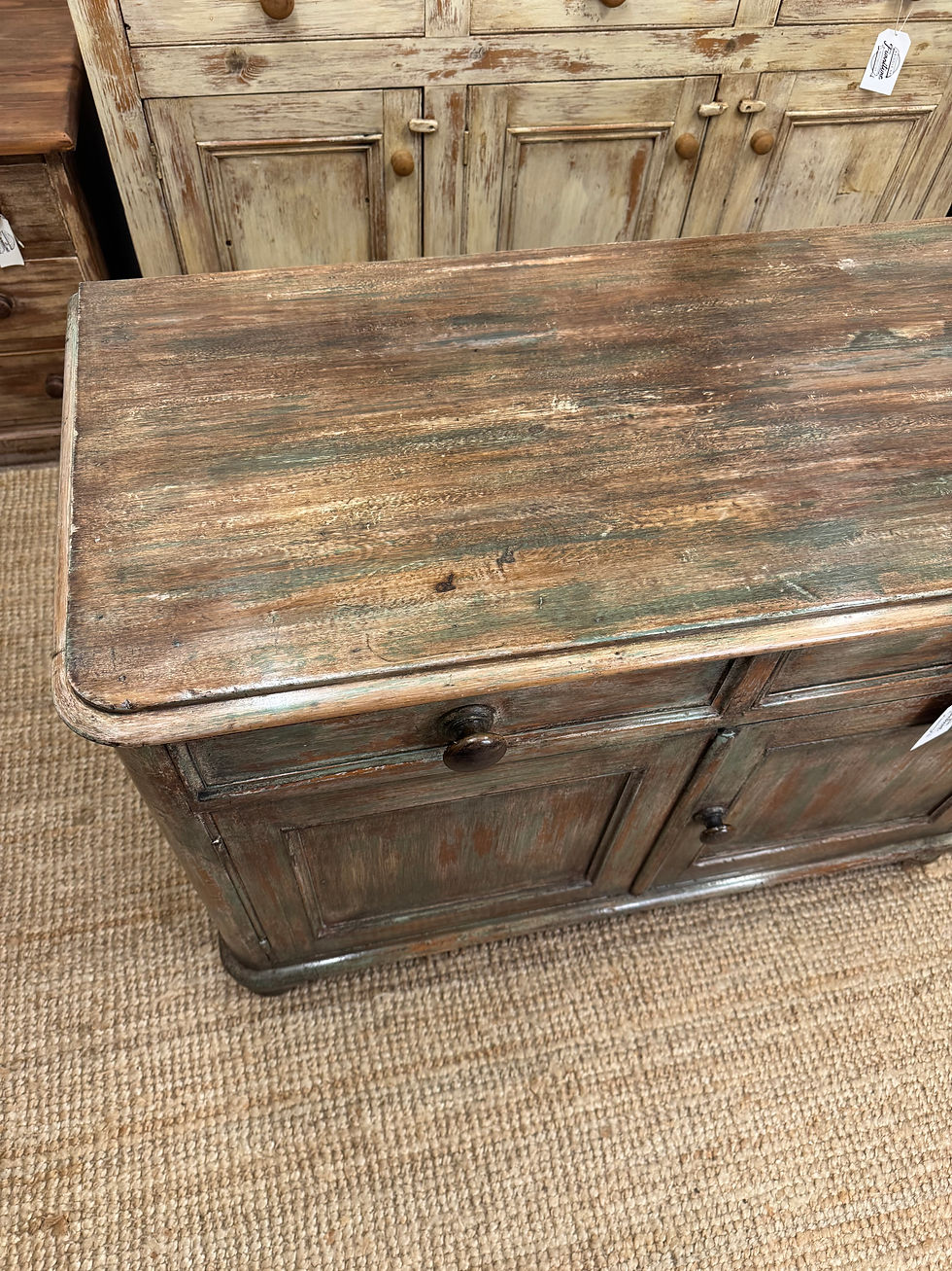 Thumbnail: Victorian Painted Pine Sideboard 