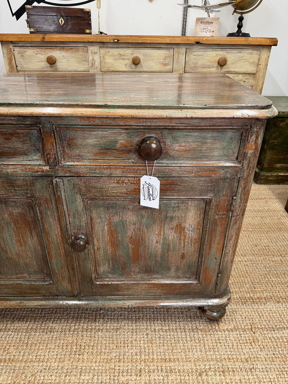 Thumbnail: Victorian Painted Pine Sideboard 
