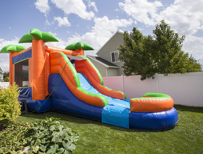 Combos Inflatable bounce house with slid