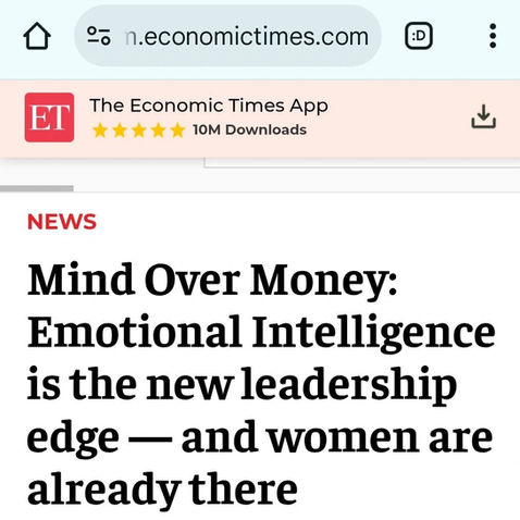 Kumaar Bagrodia interviewed by The Economic Times: Emotional Intelligence & Women Leaders