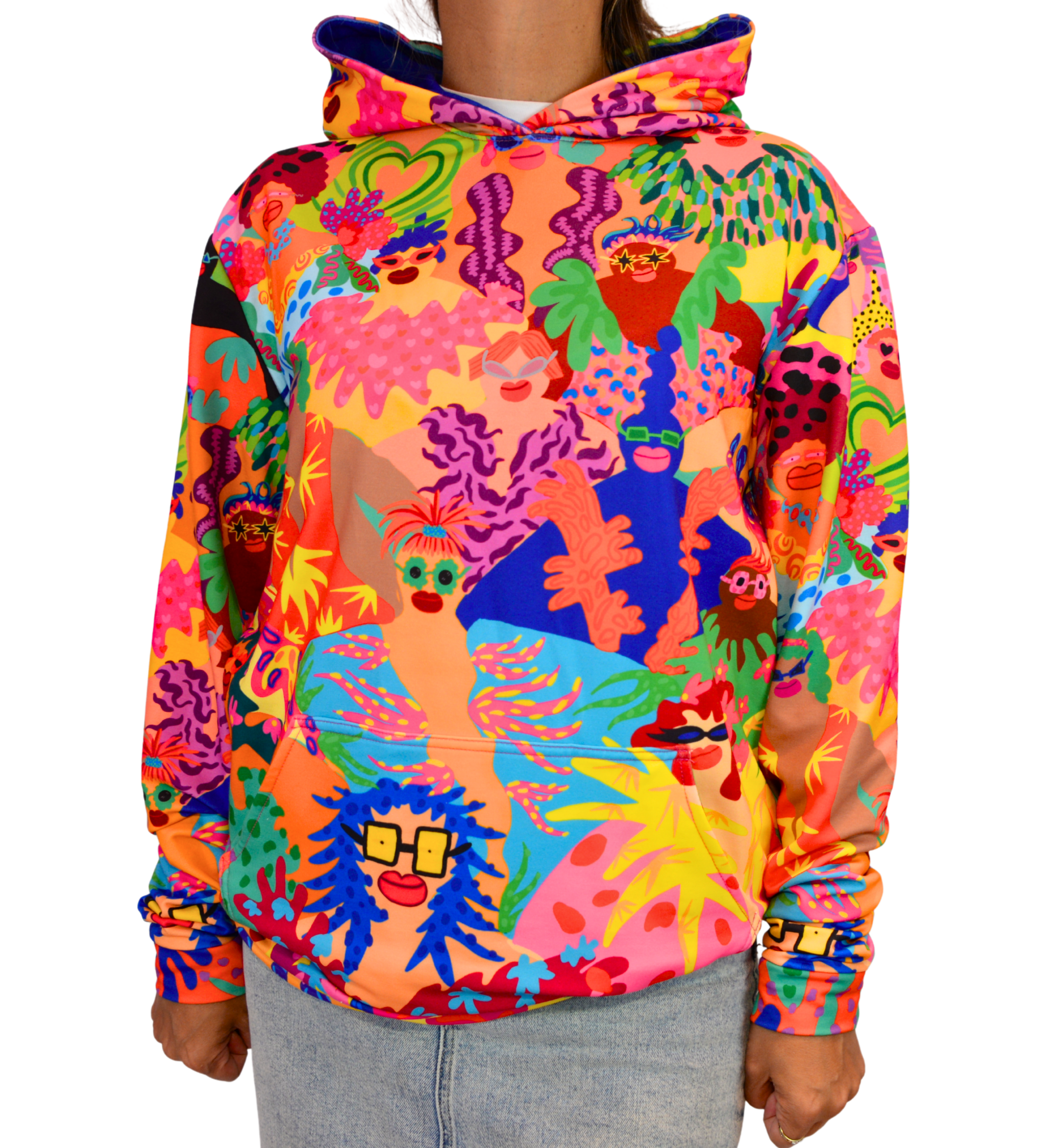 POLERON CANGURO MUJERES UNIDAS