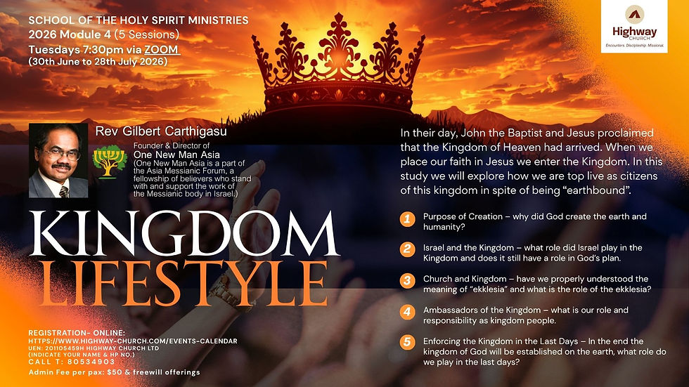 SOHSM 2026M4 - Kingdom Lifestyle