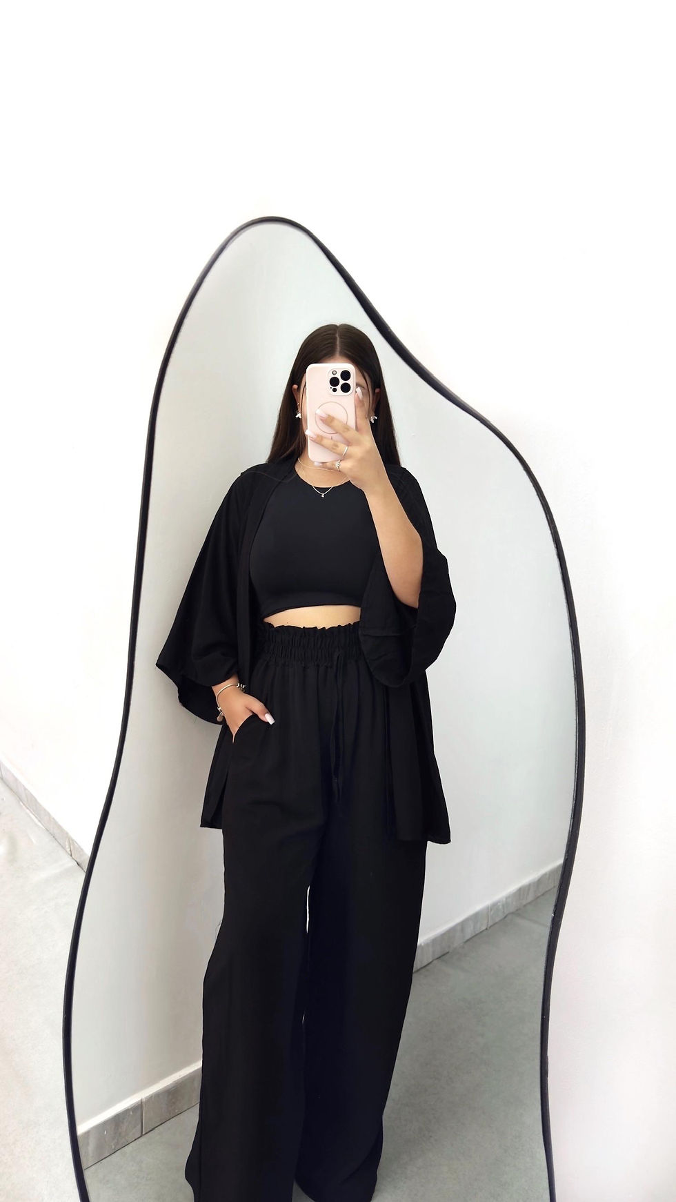 Miniatura: conjunto kimono e wide leg 