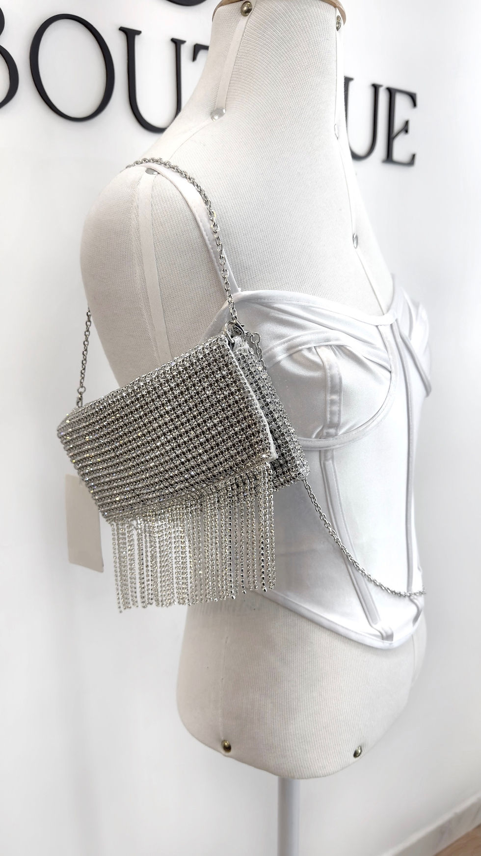 Miniatura: cropped corselet | corset mavi 