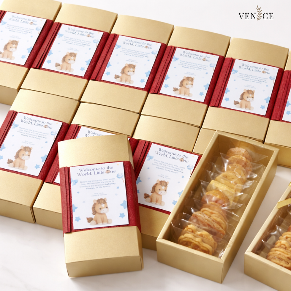 [Gift Box] Full Moon Gift Box - Gold Box with Single Pack