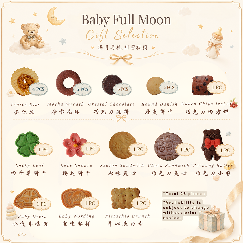 Full Moon Gift Set 满月礼盒- Choco Cutie Baby 巧心小宝