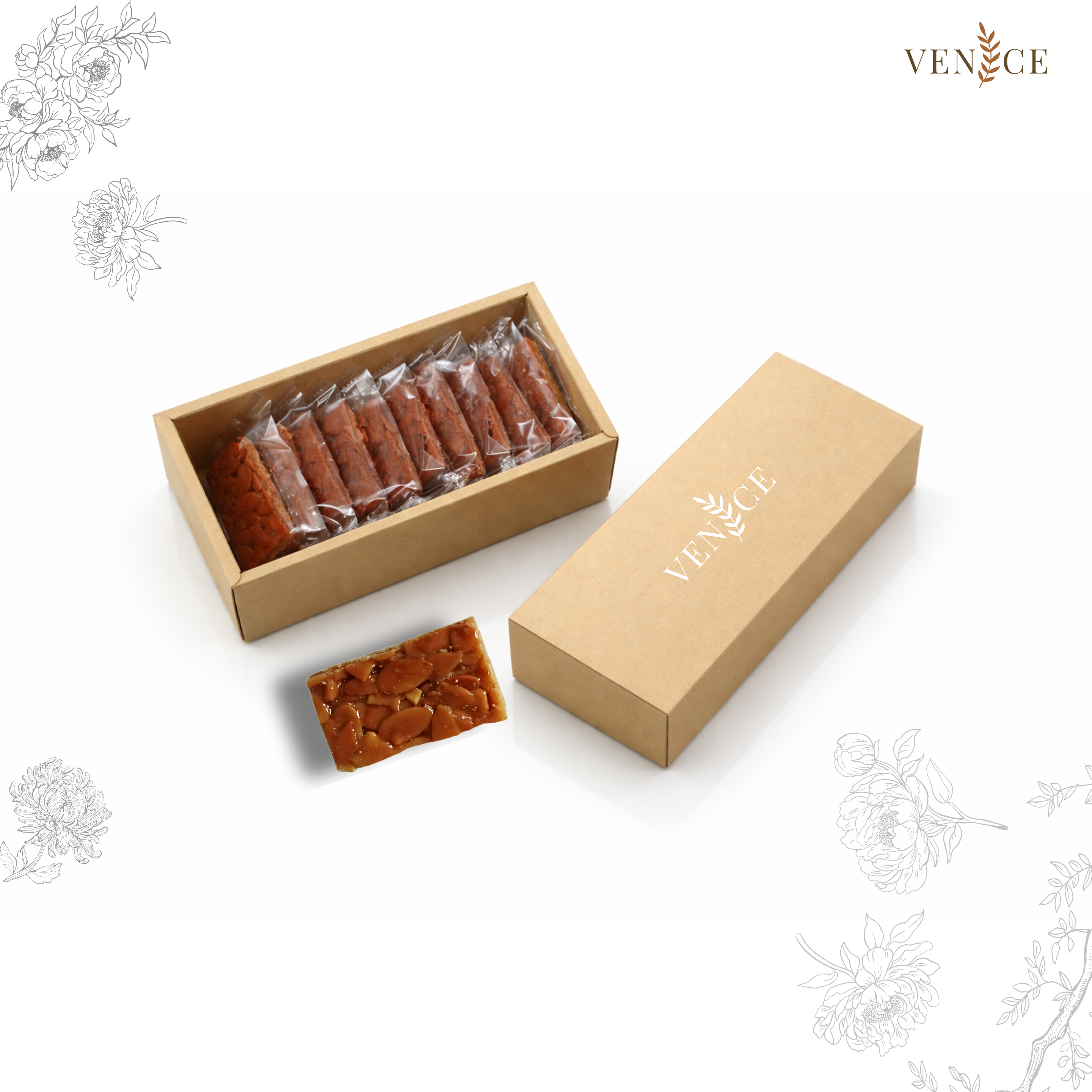 [Gift Box] Florentine Butter Cookies 12pcs with Single Pack