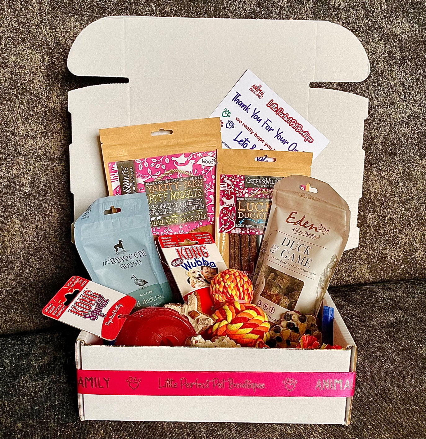 Perfect Pet Treat Box for Dogs - Luxury with Toys