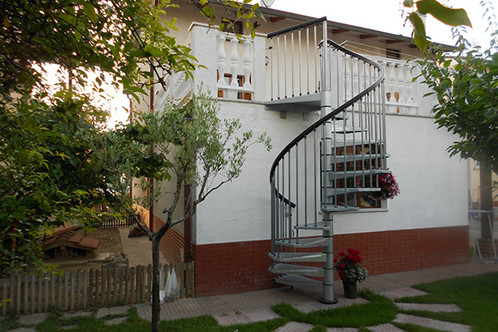 escalier exterieur spiro