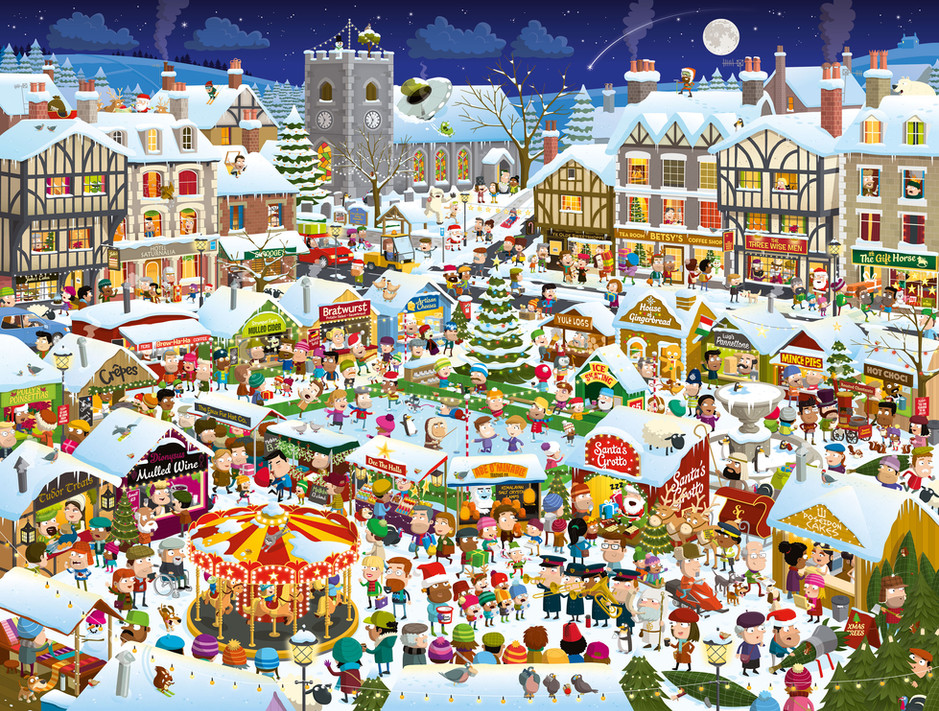 Christmas Market Jigsaw Puzzle