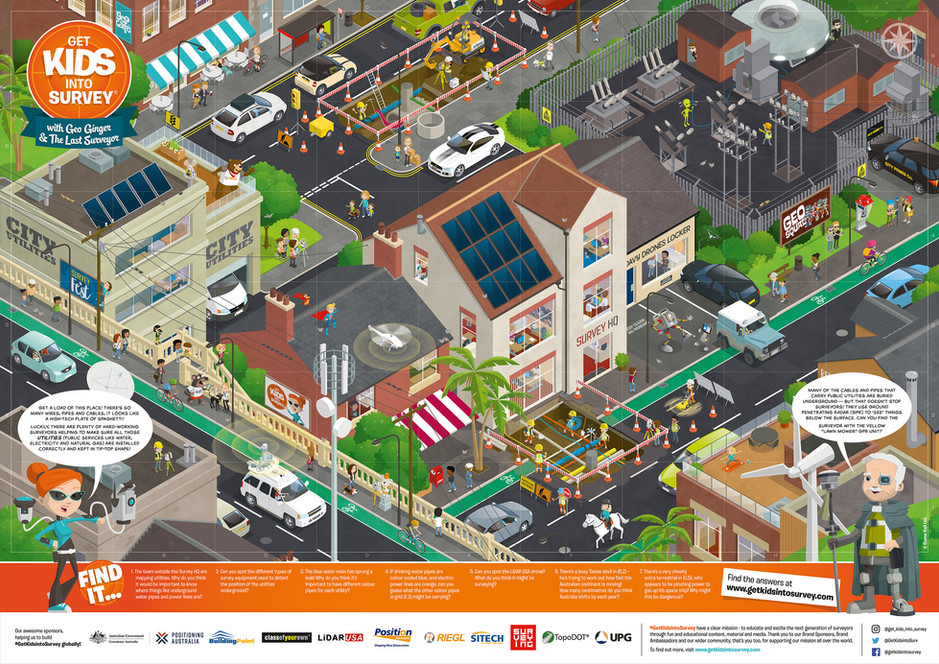 Get Kids Into Survey Utilities Poster