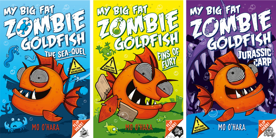 My Big Fat Zombie Goldfish Book Covers