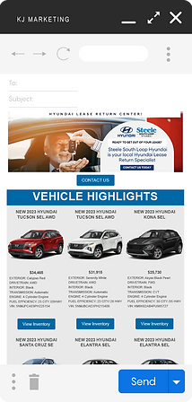 phone for hyundai email blast